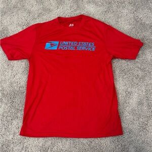 Red USPS Graphic T-Shirt